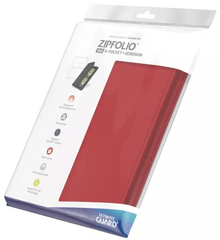 Ultimate Guard Binder: 8-Pocket 160 Zipfolio Xenoskin Red UGD010355